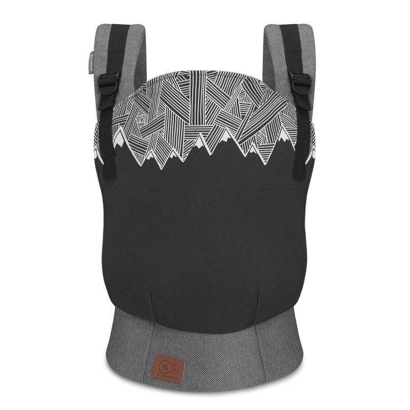 Ергономична раница за бебе KinderKraft MILO, Черна